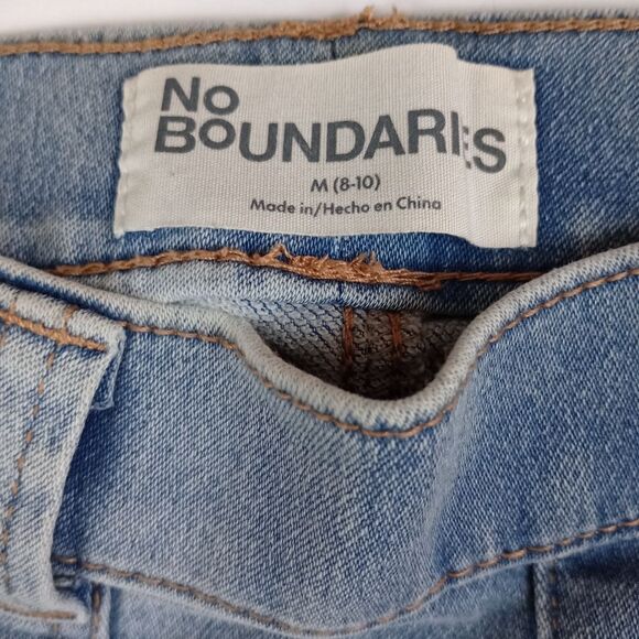 NWT NOBO Light Wash Cargo Cropped Pull On High Rise Jeggings Size Medium (8-10) - Picture 4 of 7